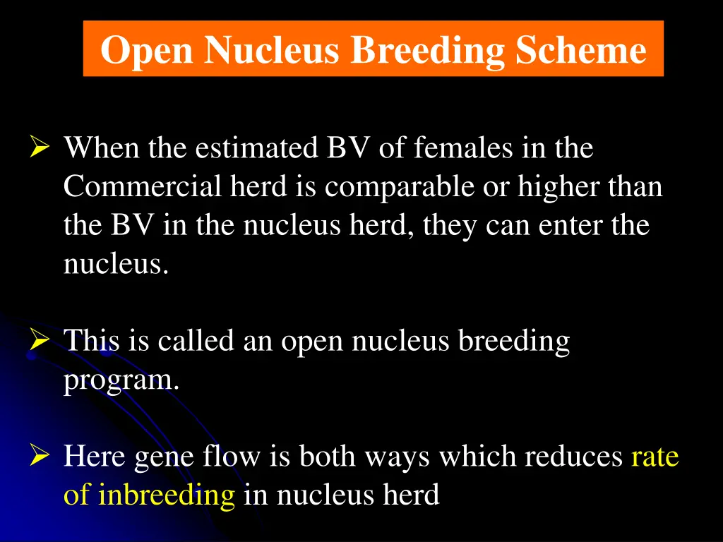 open nucleus breeding scheme 2