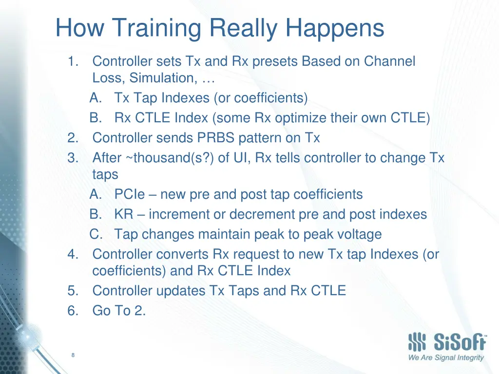 how training really happens