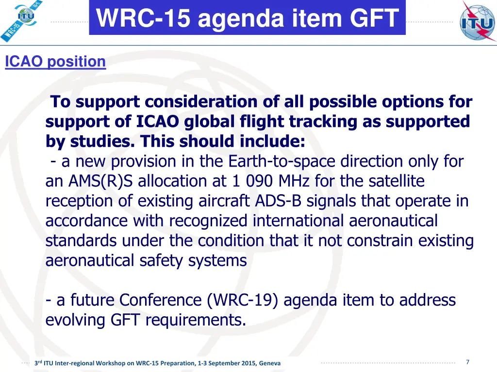 wrc 15 agenda item gft