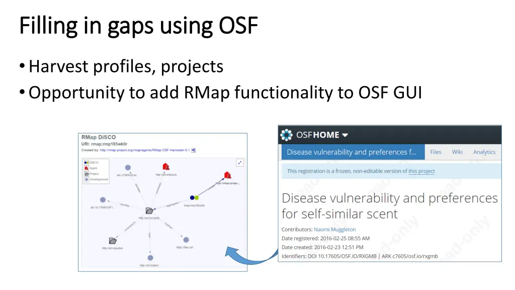 filling in gaps using osf filling in gaps using