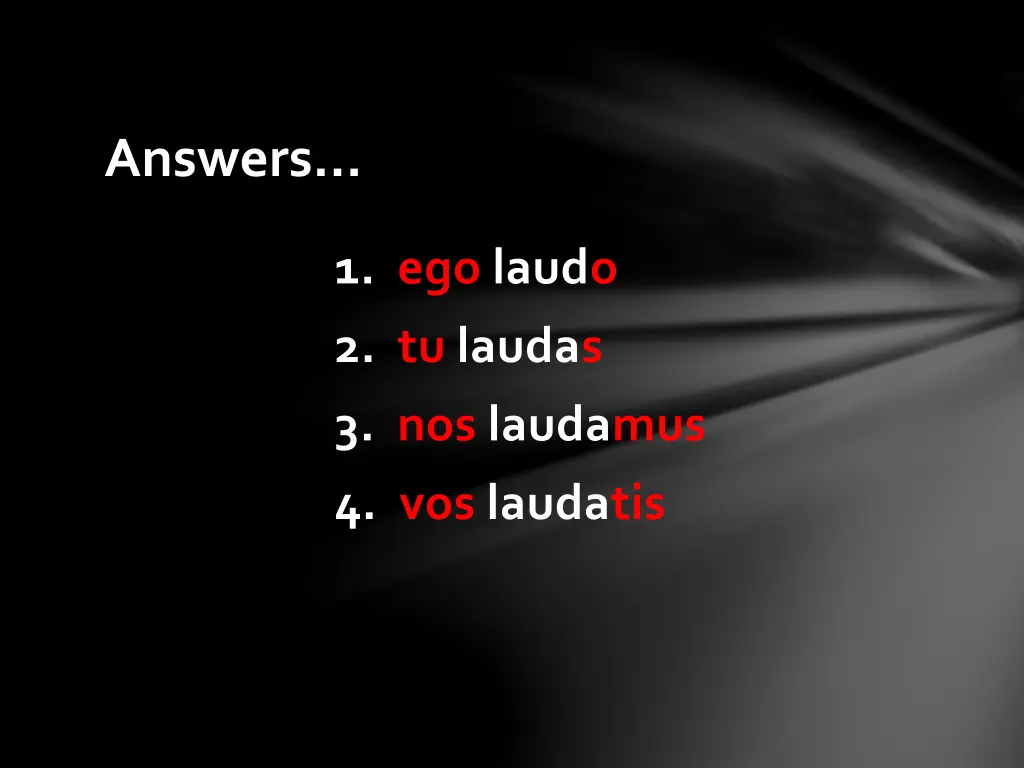 answers