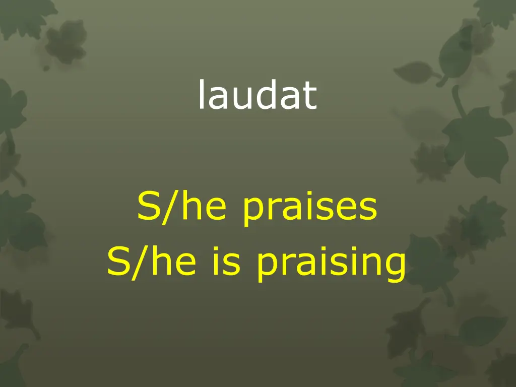 laudat
