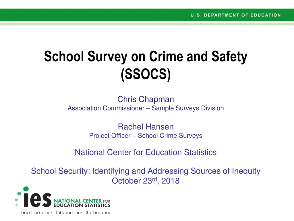 school survey on crime and safety ssocs