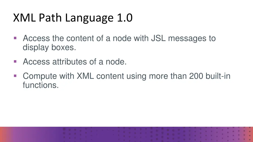 xml path language 1 0 1