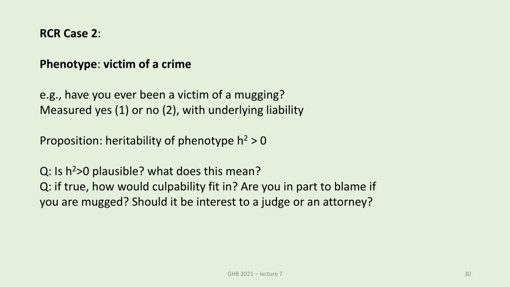 rcr case 2