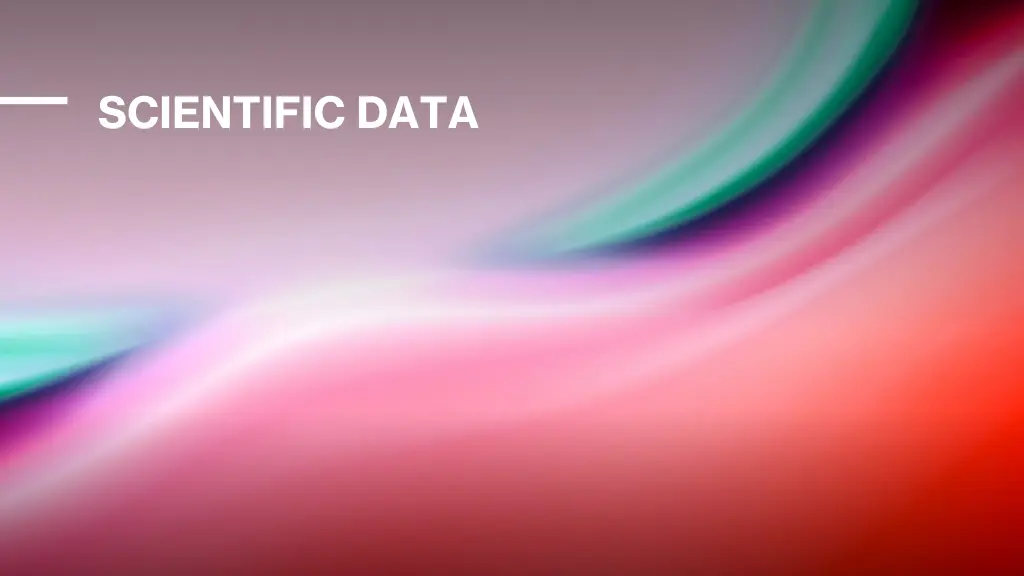 scientific data