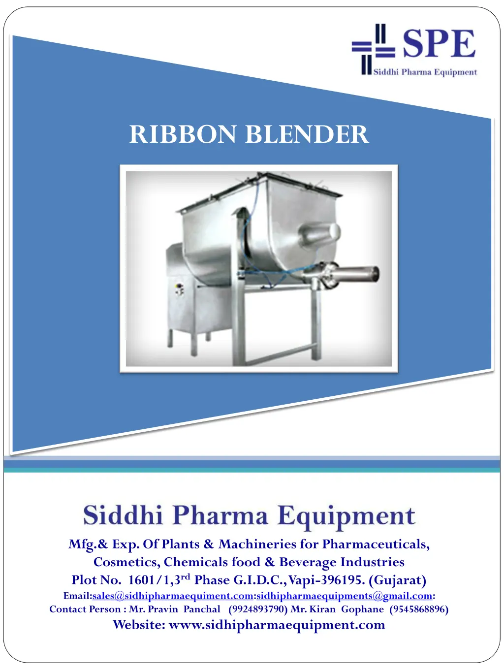 ribbon blender