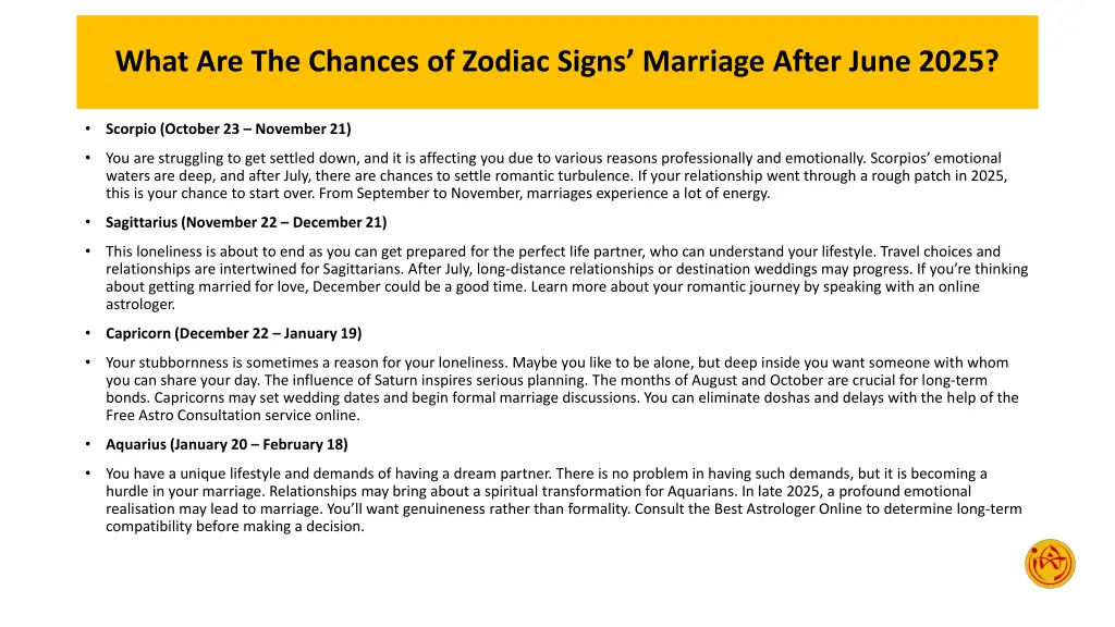 what are the chances of zodiac signs marriage 3