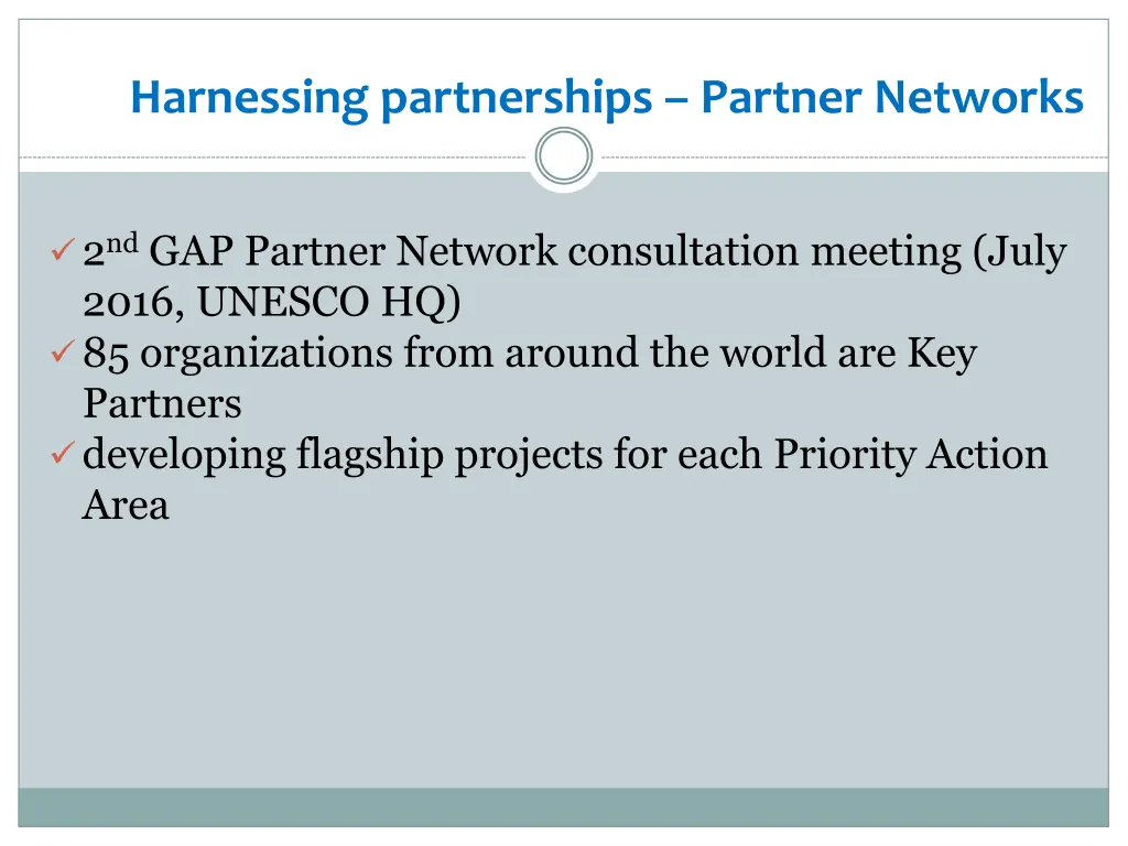harnessing partnerships partner networks