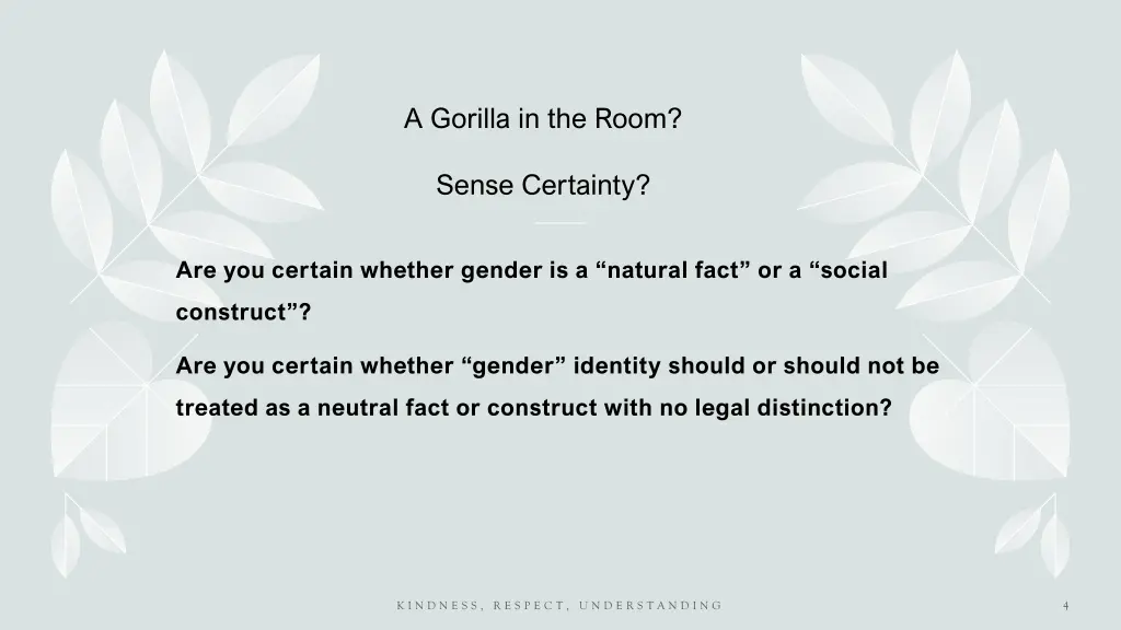 a gorilla in the room
