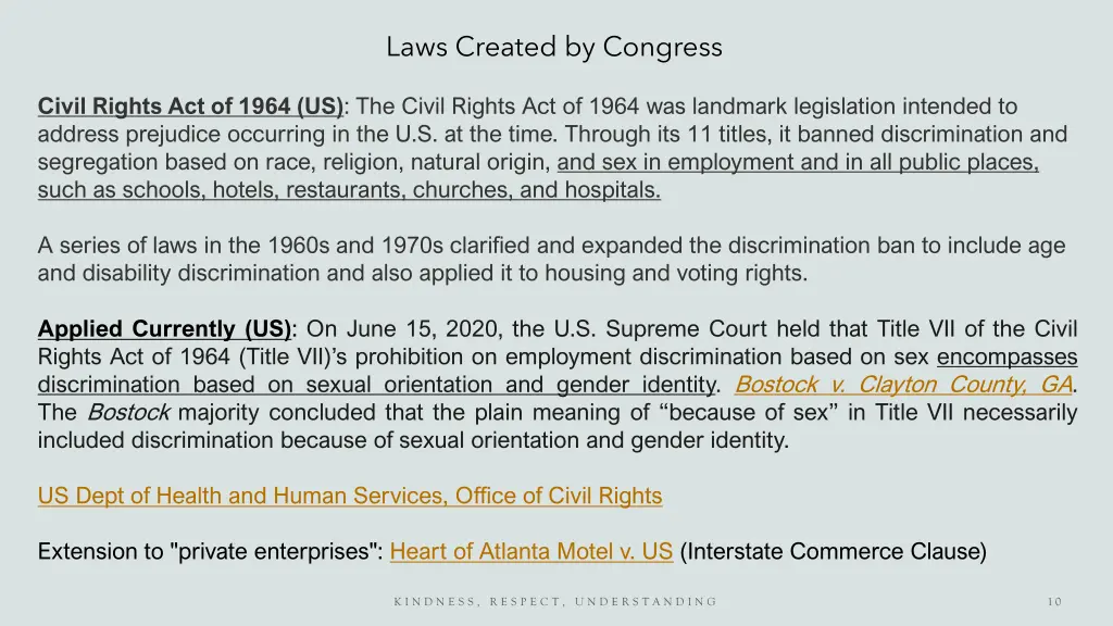 laws created by congress
