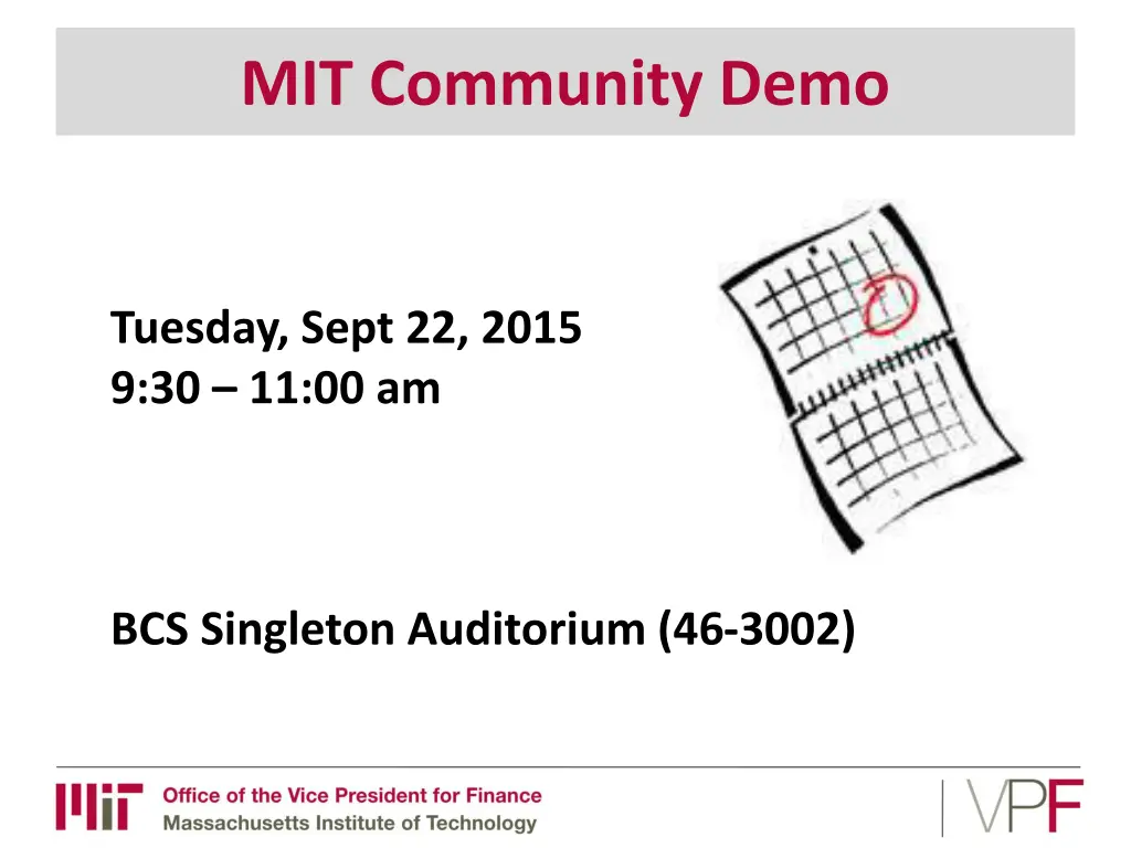 mit community demo