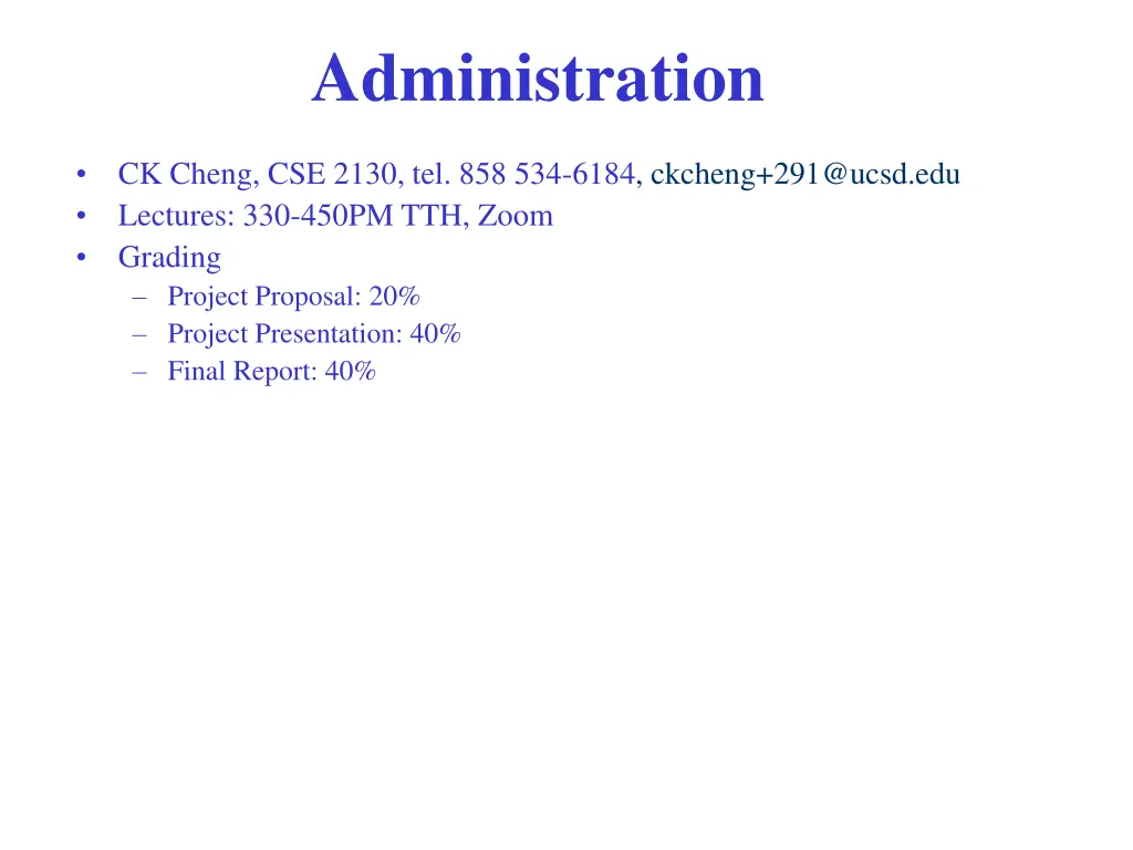 administration