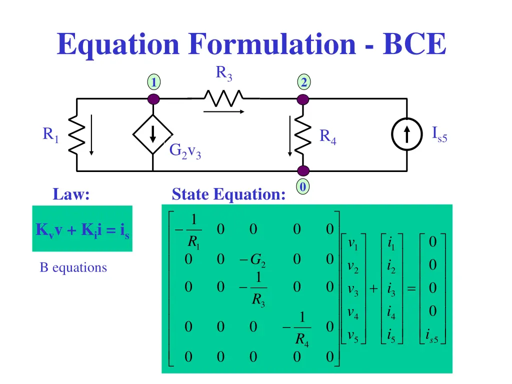 equation formulation bce r 3