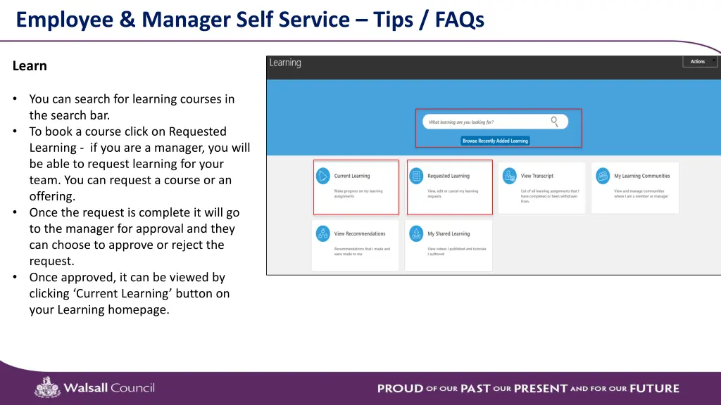 employee manager self service tips faqs 2