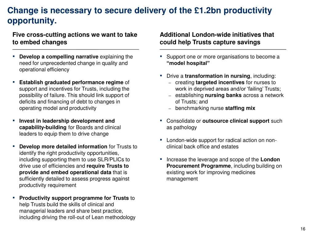 change is necessary to secure delivery