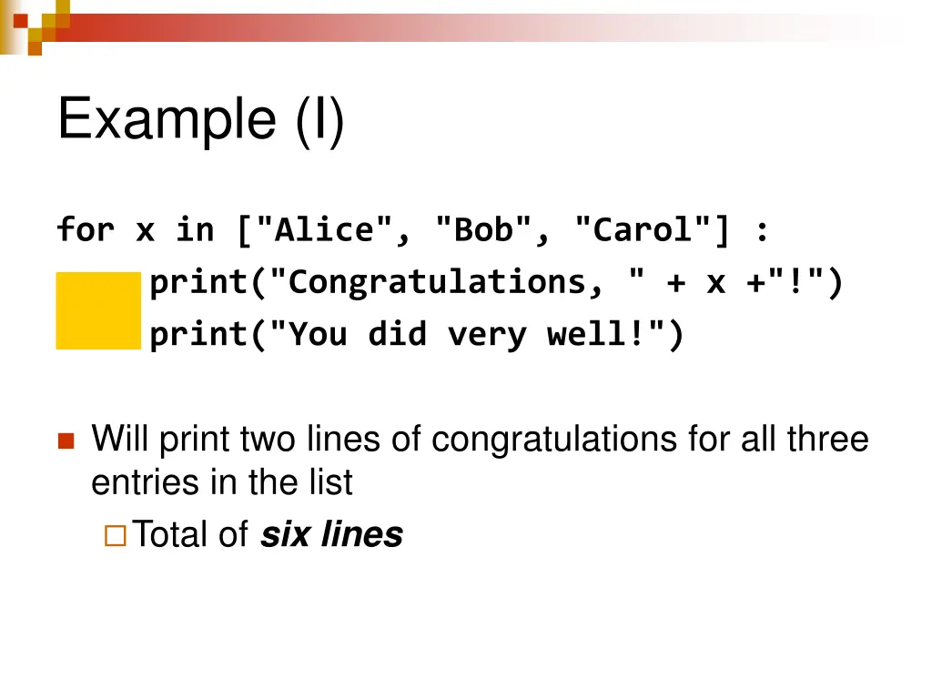 example i