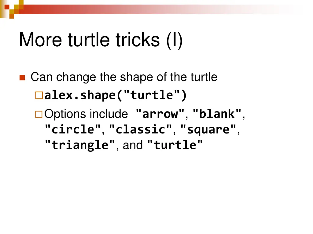 more turtle tricks i