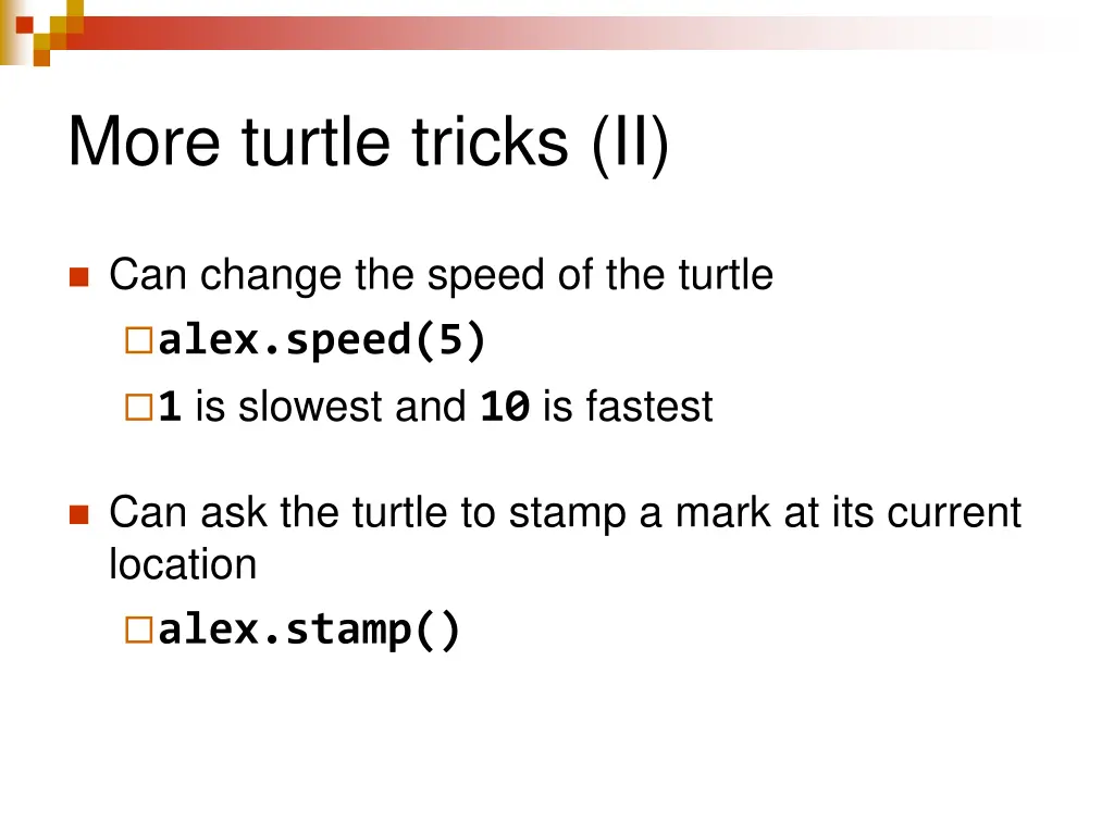 more turtle tricks ii