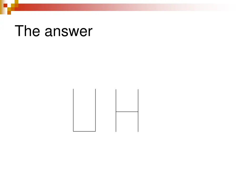 the answer