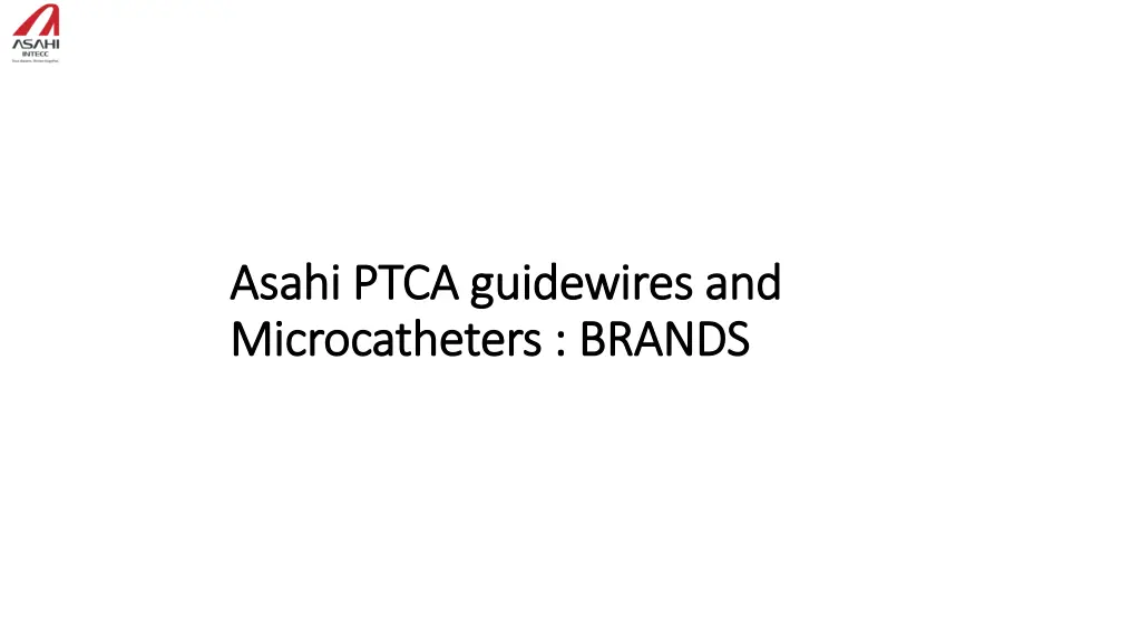 asahi ptca guidewires and asahi ptca guidewires