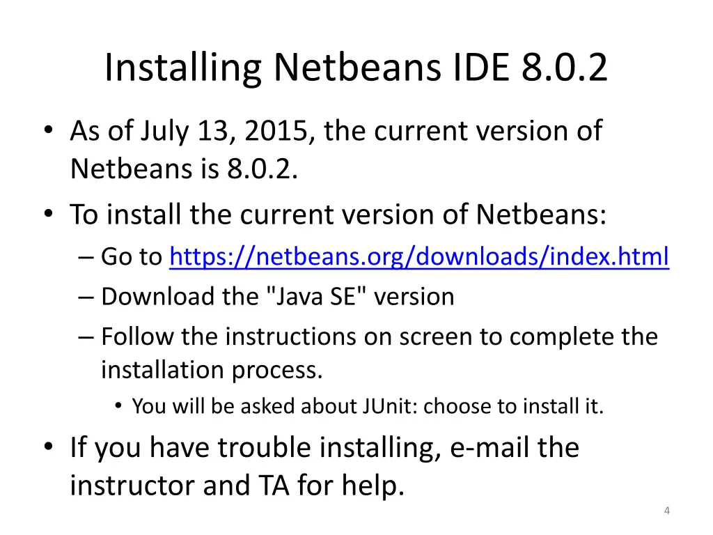 installing netbeans ide 8 0 2