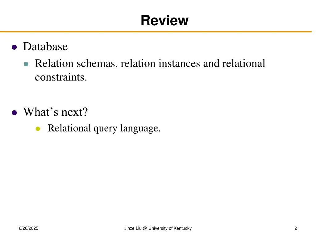 review