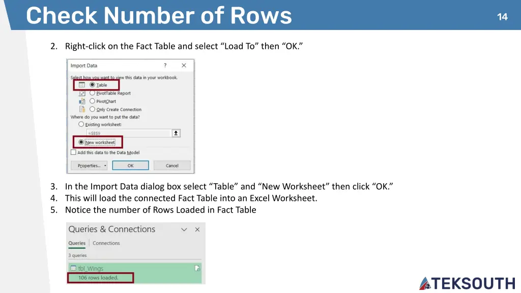 check number of rows 1