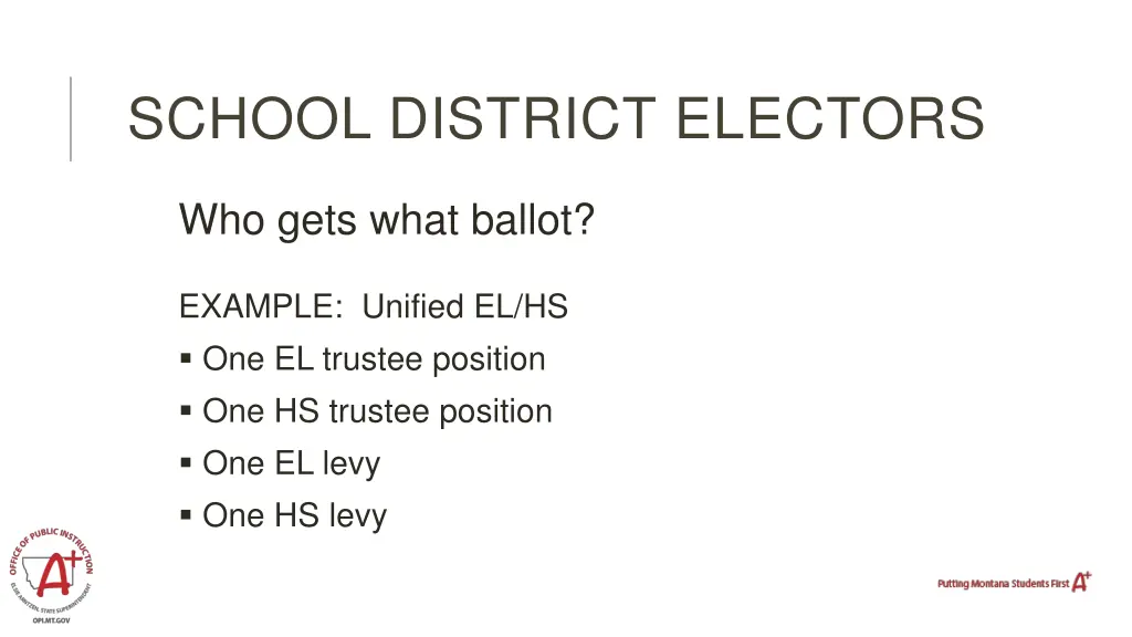 school district electors