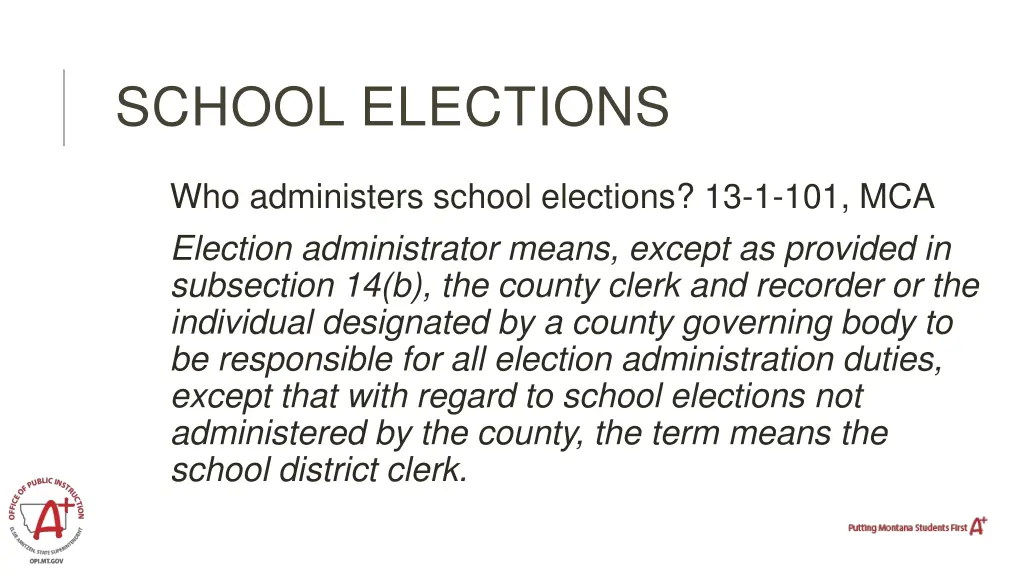 school elections 1