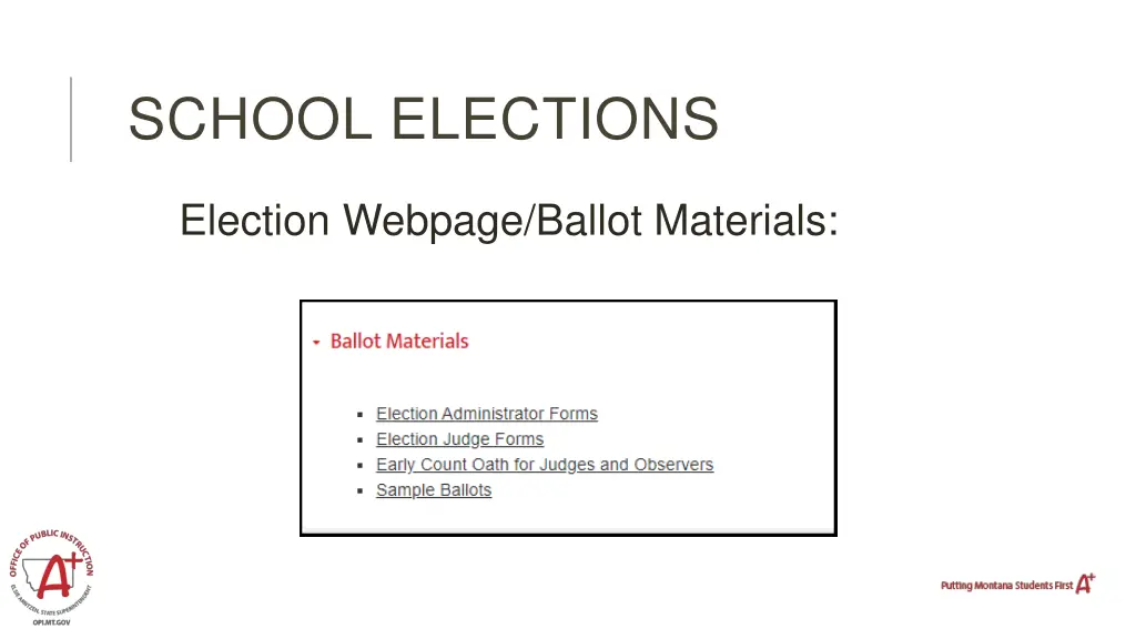 school elections 10