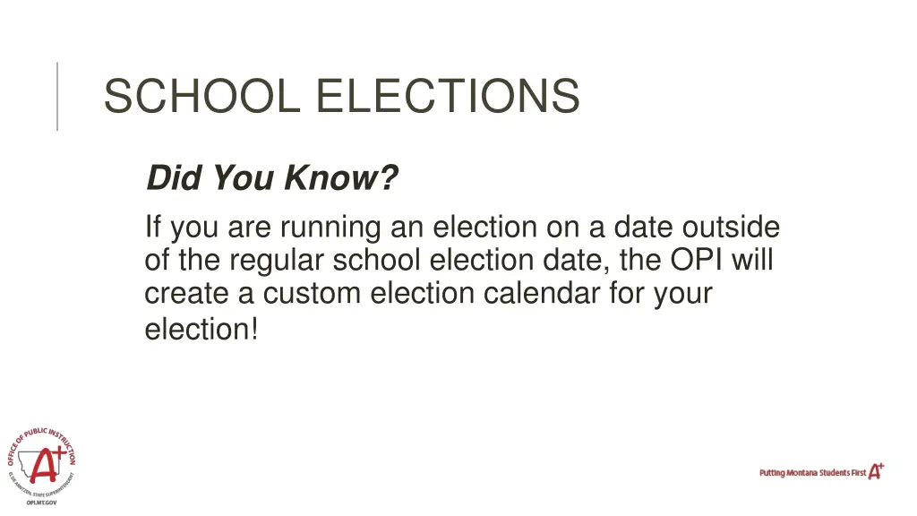 school elections 16