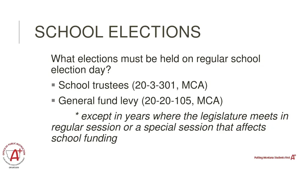 school elections 4