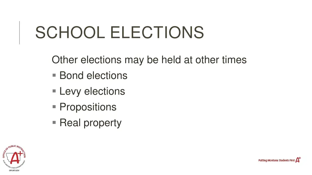 school elections 5