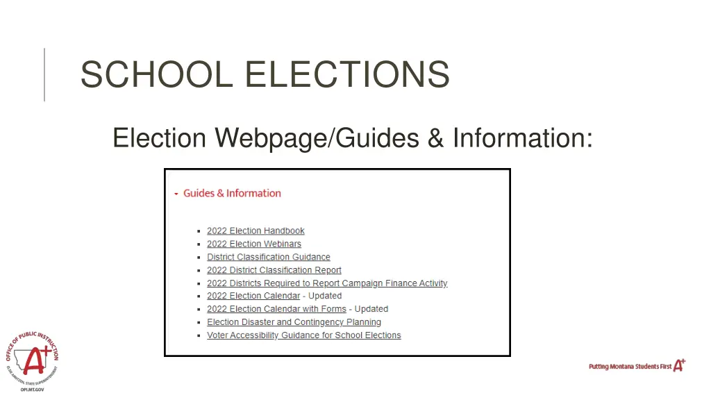 school elections 9