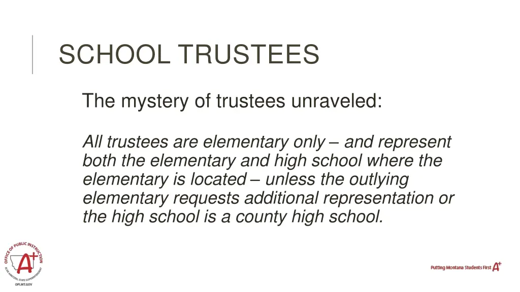 school trustees 1