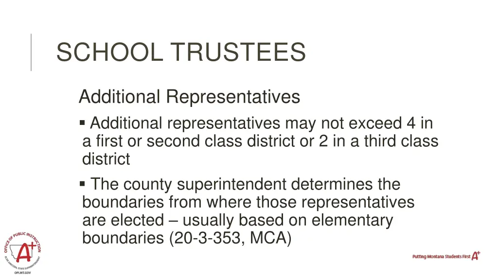 school trustees 7