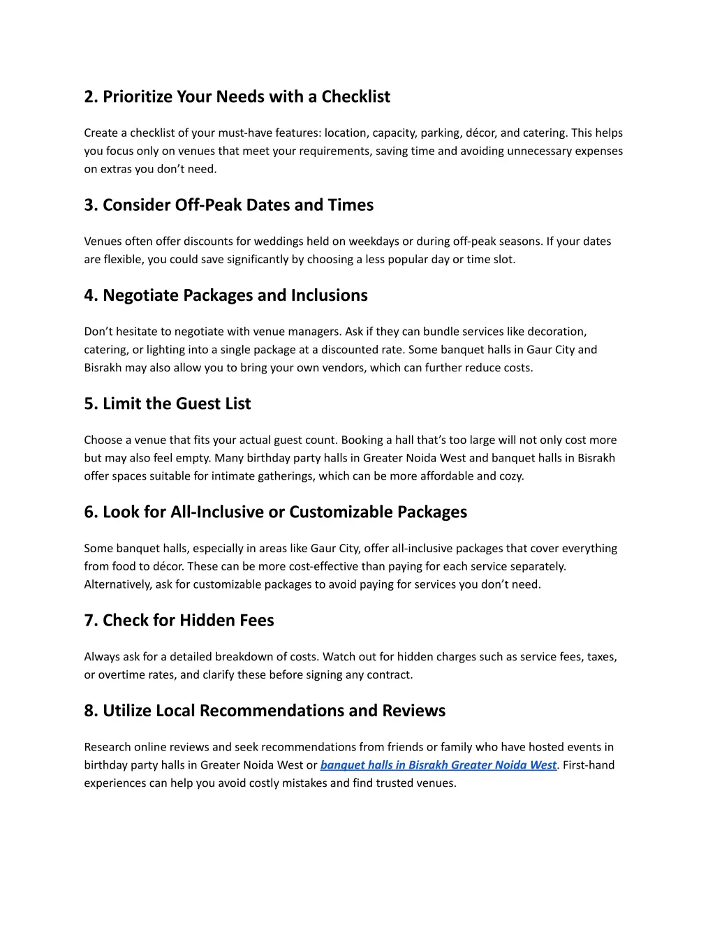 2 prioritize your needs with a checklist