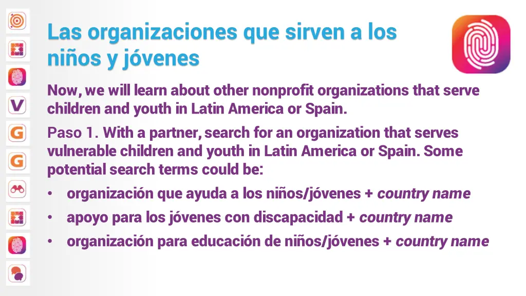 las organizaciones que sirven