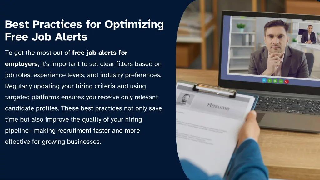 best practices for optimizing free job alerts
