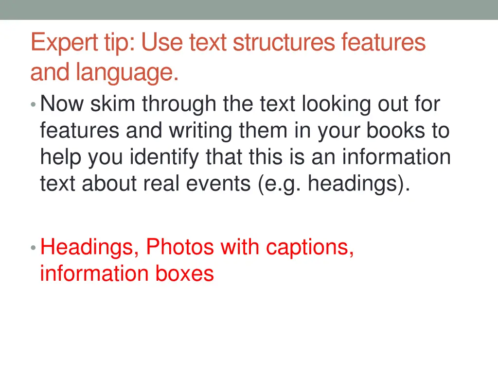 expert tip use text structures features 1