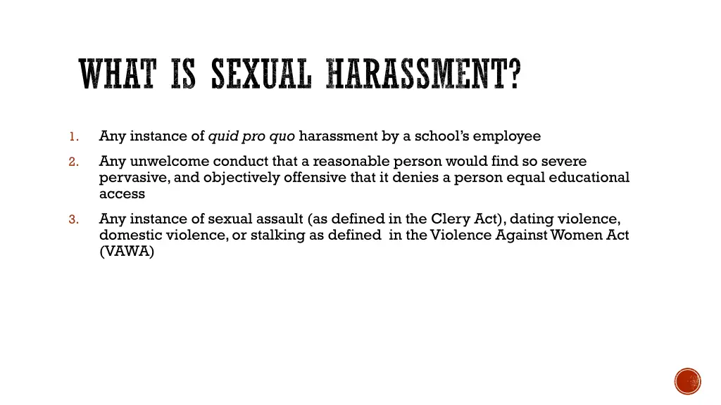 what is sexual harassment