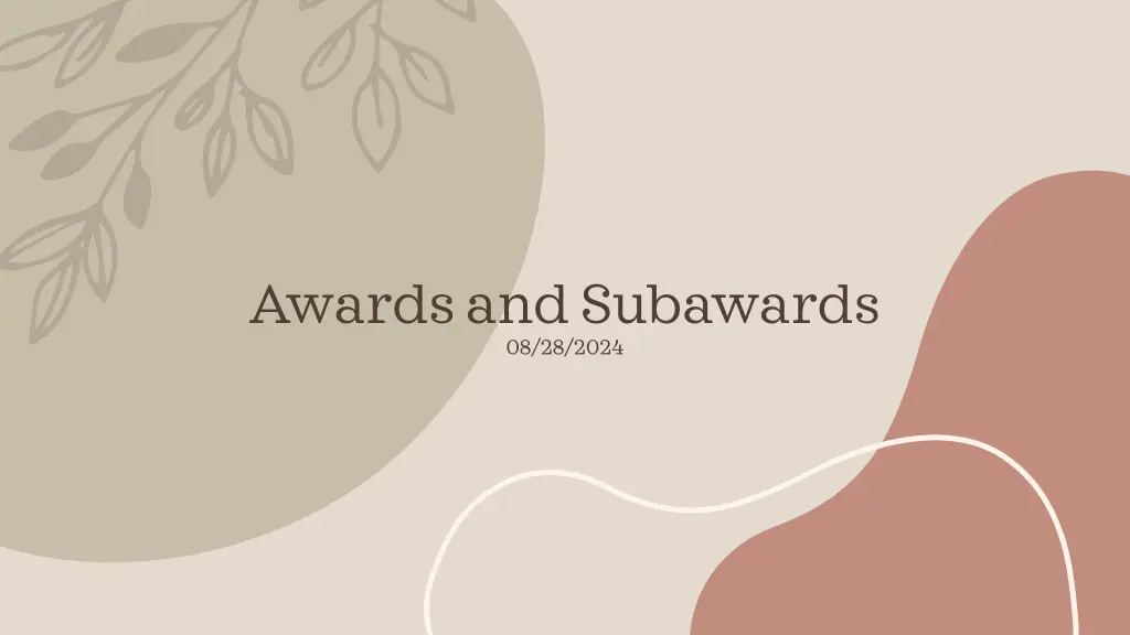 awards and subawards 08 28 2024