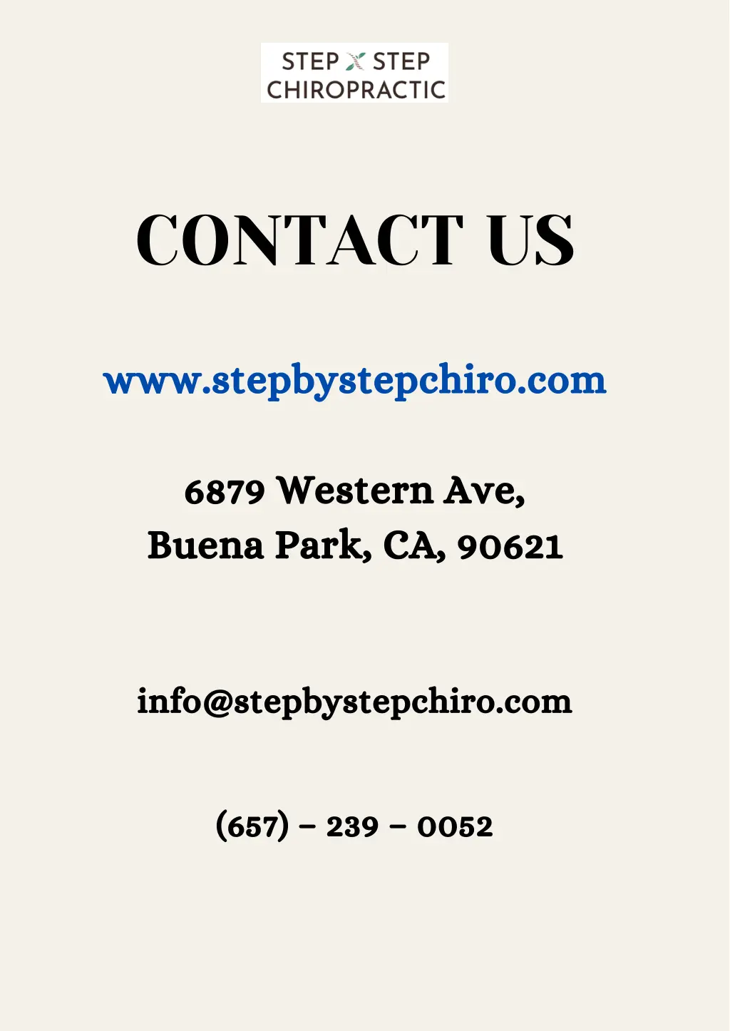 contact us