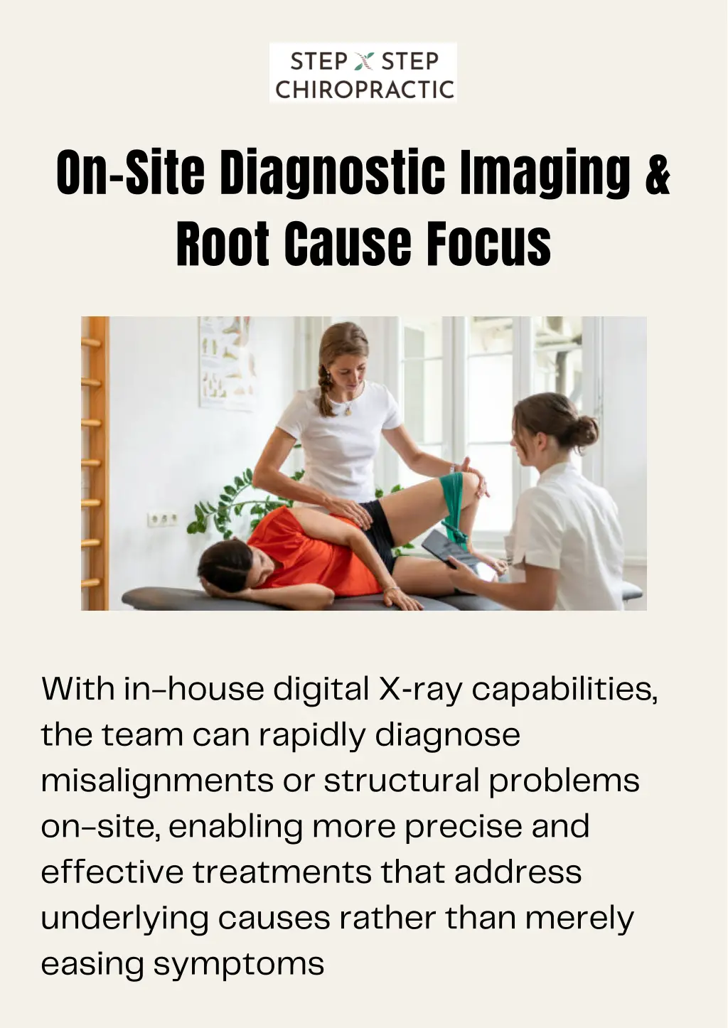 on site diagnostic imaging root cause focus
