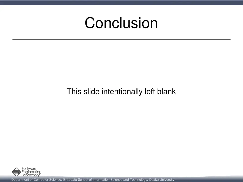 conclusion