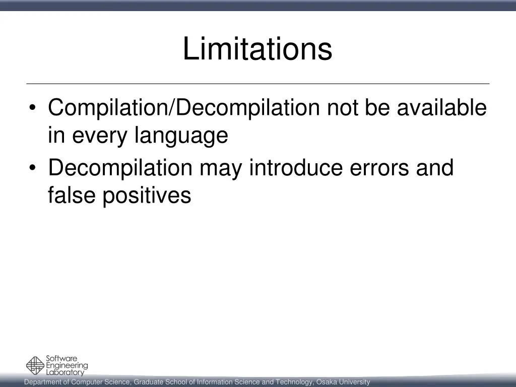 limitations