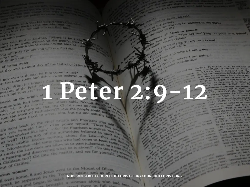 1 peter 2 9 12