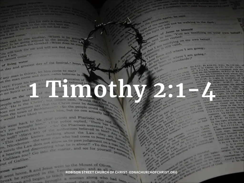1 timothy 2 1 4