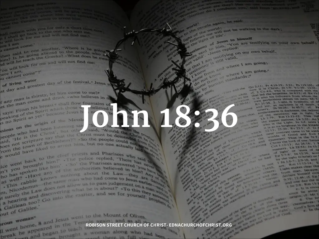 john 18 36